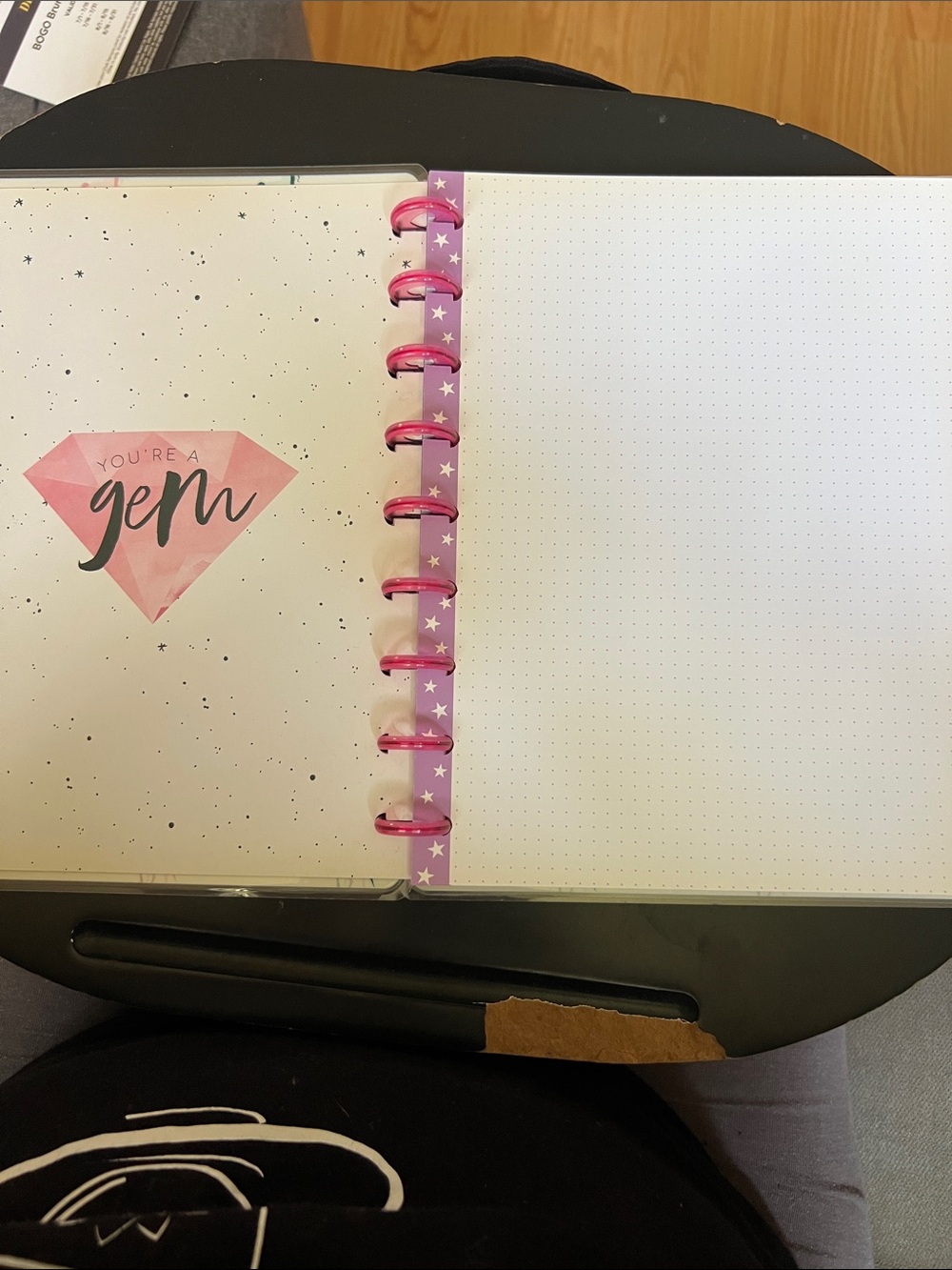 The Happy Planner Striped Notebook in Purple, Pink, Teal, Blue, Green, Orange - Picture 4 of 9